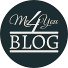 Logo me4you Blog, bestehend aus dem me4you Schriftzug und dem Wort Blog, das oben und unten von je einer Linie einfasst ist, verlinkt zum Blog von Miriam Hainz | me4you communication